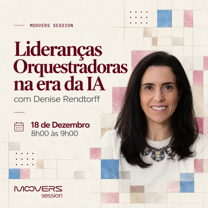 Capa do evento Moovers Session — Lideranças Orquestradoras na era da IA
